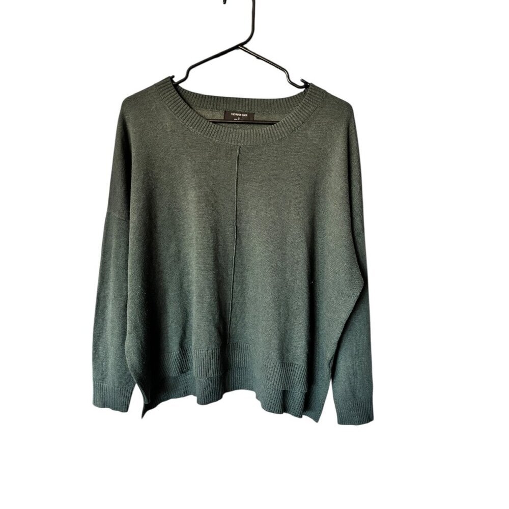 The Work Shop Women's Evergreen Long Sleeve Sweater Top